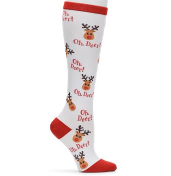 Oh Deer Nurse Mates Compression Socks